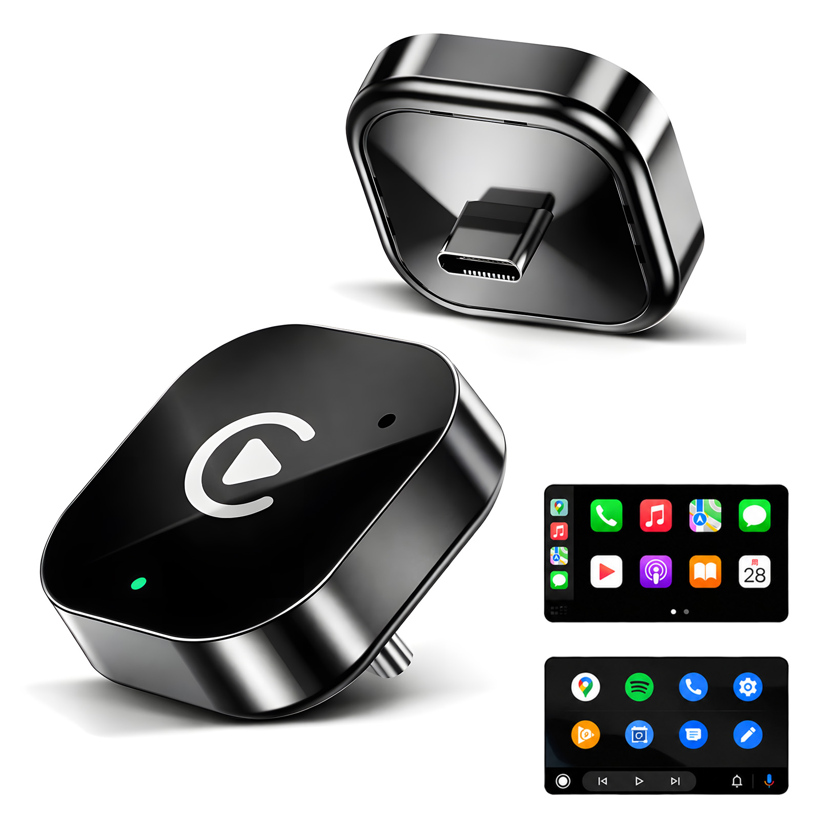 Usb C Power Adapter - Adapter USB C do bezprzewodowego CarPlay