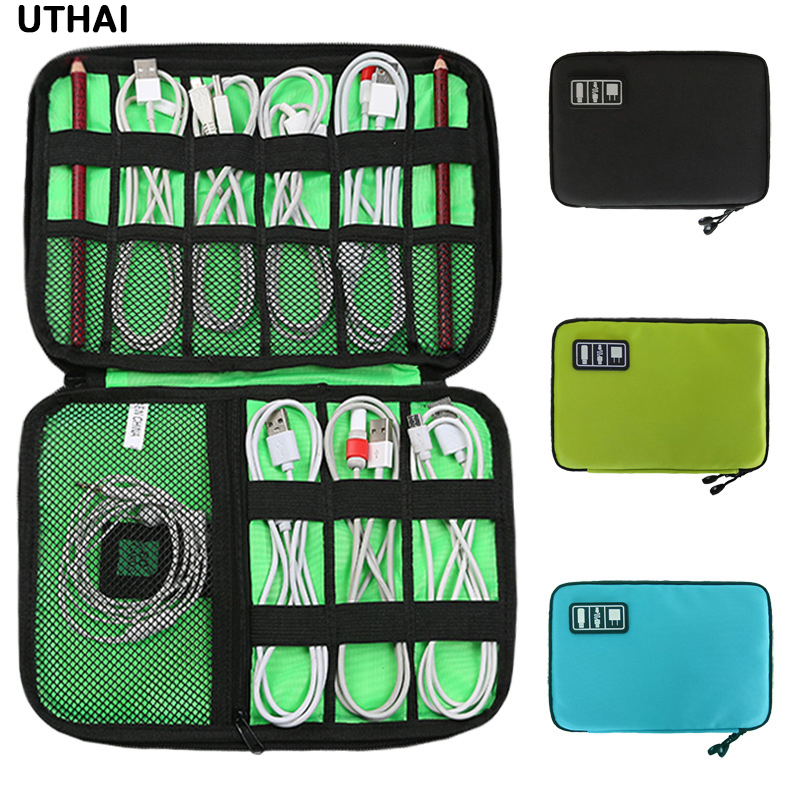 Laptop Accessories Kit Bag - UTHAI Cyfrowa torba do przechowywania danych