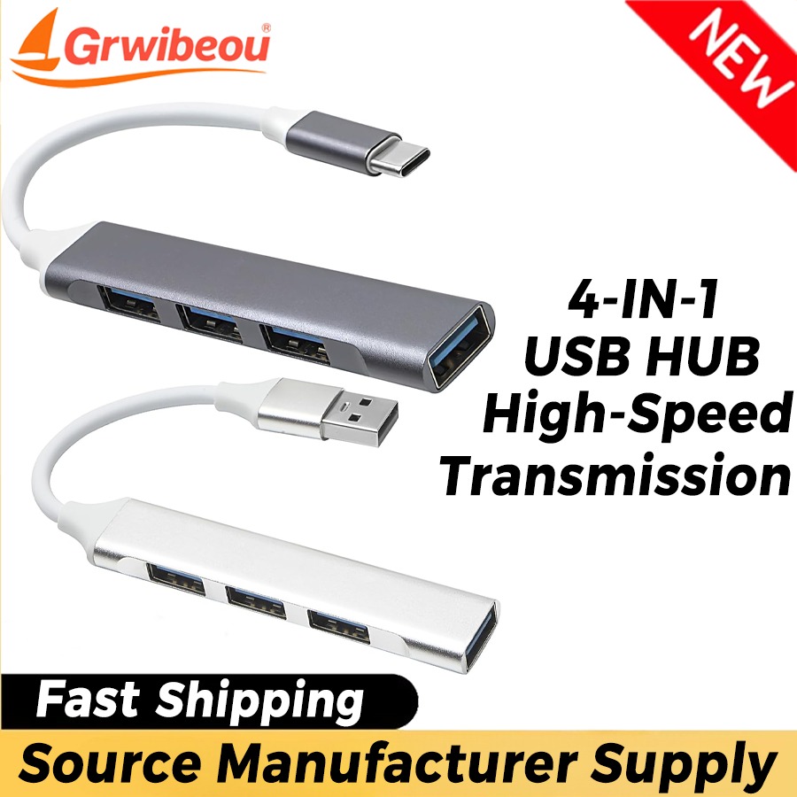 Mac Laptop Accessories - Hub USB 4 w 1, Hub