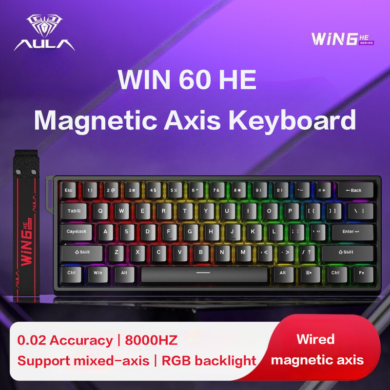 Klawiatura AULA WiN 60 z osią  – Laptop Accessories Uk recenzja i cena