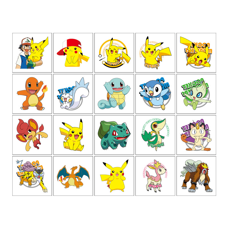 5 * 5 cm 20 sztuk Pokemon Pika – Laptop Accessories Wholesale recenzja i cena